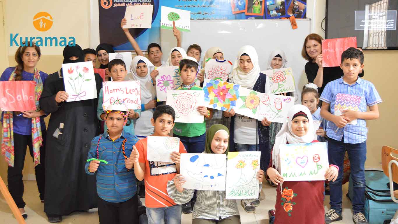 أنشطة الرسم والأشغال اليدوية للأطفال الأيتام في كرماء تُنمّي الإبداع والثقة بالنفس، وتوفر بيئة ترفيهية آمنة وداعمة- Interactive art and crafts activities at Kuramaa help orphaned Syrian children express themselves, heal, and grow creatively.