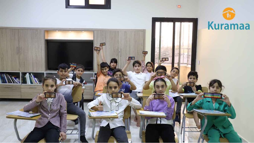 انضم لدعم دورة الحساب الذهني من منظمة كرماء لتطوير مهارات 100 طفل يتيم سوري في التفكير السريع والرياضيات. تبرع الآن واصنع فرقًا!