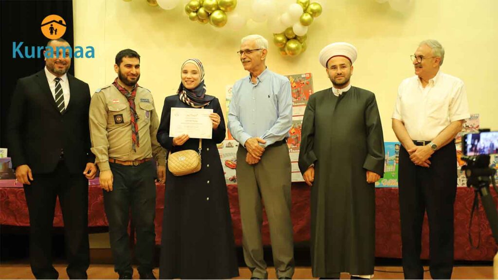 شارك 40 يتيمًا ونازحًا في مسابقة قرآنية ضمن حفل الكشاف المسلم برعاية منظمة كرماء، لتعزيز ارتباطهم بالقرآن وتنمية ثقتهم بأنفسهم.